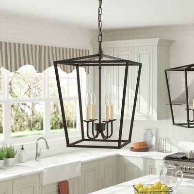 Carmen 6 Light Lantern Geometric Chandelier Geometric Chandelier Foyer Pendant Foyer Decorating