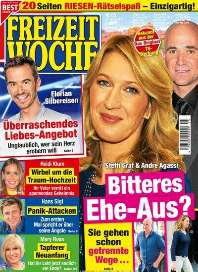 Freizeit Woche 5 2019 Steffi Graf Andre Agassi Ehe Aus
