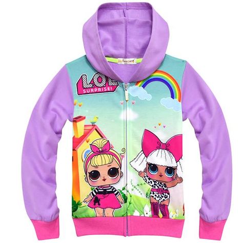 Buzo Buzos Para Niña De Lol Con Capota En Algodón Hoodie Buzo Buzos Para Niña De Lol Con Capota En Algodón Hoodie