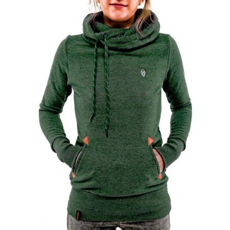 Women/'s Winter Hoodie Hooded Long Sleeve Sweatshirt Sweater Pullover Jumper Tops