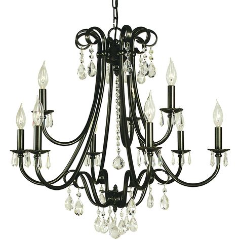 9 Light Mahogany Bronze Liebestraum Dining Chandelier By Framburg 2999 Traditional Candle Style 9 Light Mahogany Bronze Liebestraum, Spray Paint Chandelier Bronzer