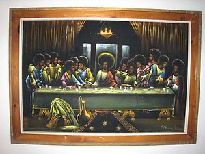 Black Velvet Afro Jesus Last Supper Art Paintings For Sale Painting Art Painting