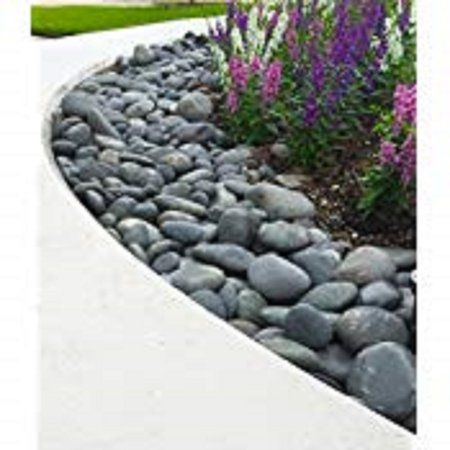 Patio Garden With Images Mexican Beach Pebbles Landscaping