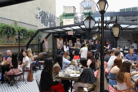 Rooftop brunch at Hotel Chantelle, New York | Rooftop brunch