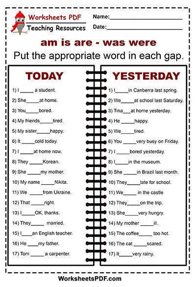 Am Is Are Was Were – Activity English Grammar Worksheets, Teaching English Grammar, English Grammar For Kids Am Is Are Was Were – Activity English Grammar Worksheets, Teaching English Grammar, English Grammar For Kids