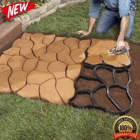 Garden Décor Decorative Stepping Stones Pathway Stone Mold