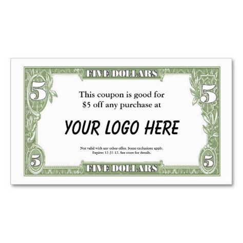 5 coupon card zazzle com coupon card templates cards design your own coupon
