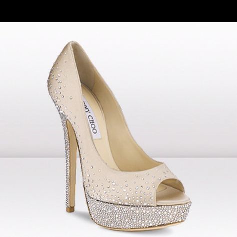 pink metallic pumps