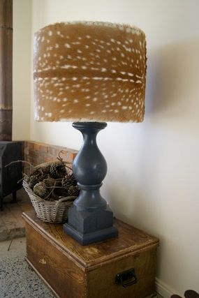 Mandagery Creek Deer Skin Lamp Country Culture Decor Mandagery Creek Deer Skin Lamp, Deer Skin Lamp Shades