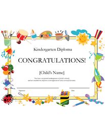 preschool printable diplomas