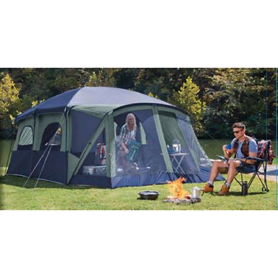 Person 2 Room Cabin Tent w OZARK 10 PERSON 2 ROOM CABIN TENT