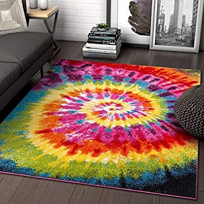 ALAZA Watercolor Tie Dye Area Rug Rugs for Living Room Bedroom 7' x 5' ALAZA Watercolor Tie Dye Area Rug Rugs for Living Room Bedroom 7' x 5'