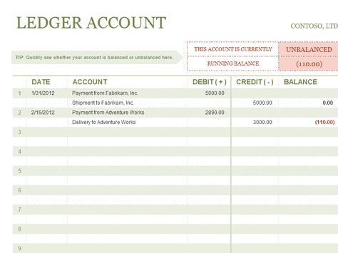 Professional Excel Accounting Templates Excel Project Management - account ledger template Professional Excel Accounting Templates Excel Project Management - account ledger template