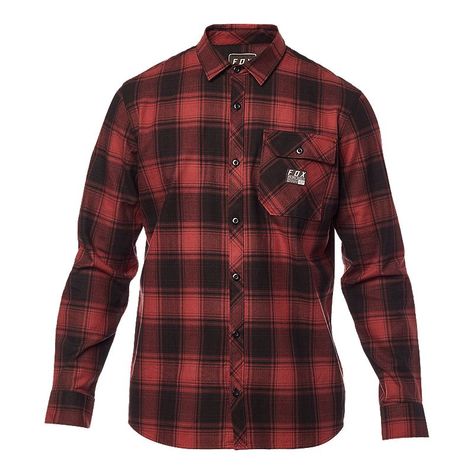Fox Mens Voyd Long Sleeve Flannel Top