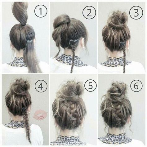 Messy Bun Step By Step Instructions 20 Amazing Step By Step Bun Hairstyles Planet Of Women Healt Hair Styles Bun Hairstyles For Long Hair Long Hair Styles