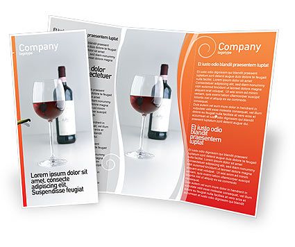 BROCHURE VINO Bottle of Wine Brochure Template Design and Layout - pamphlet layout BROCHURE VINO Bottle of Wine Brochure Template Design and Layout - pamphlet layout