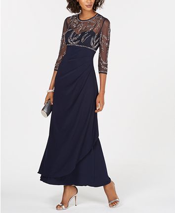 macy's mother of the bride petite gowns