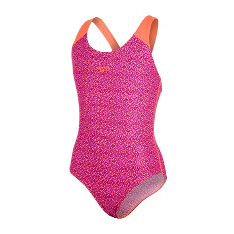 Speedo Mädchen Boom Allover Splashback Badeanzug Speedo Mädchen Boom Allover Splashback Badeanzug