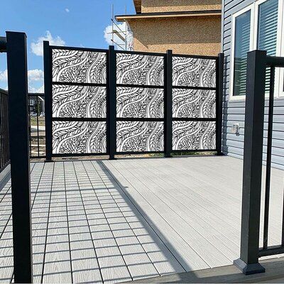 Porpora 6 Ft H X 4 Ft W Metal Fencing In 2020 Wrought Iron Fences Fence Metal Fence