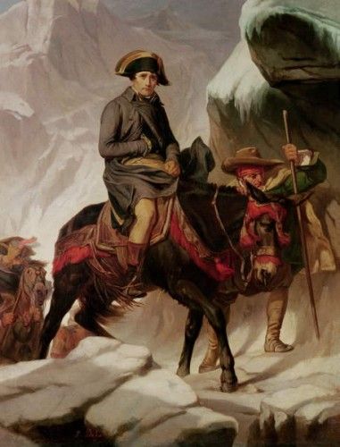 Napoleon Moderne Kunst Bild - Abinouri Napoleon Bonaparte Horse Painting