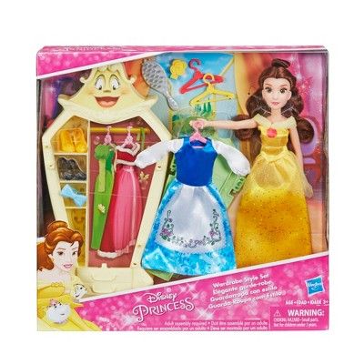 Disney Princess Belle S Wardrobe Style Set Disney Princess Toys Disney Princess Dolls Disney Barbie Dolls