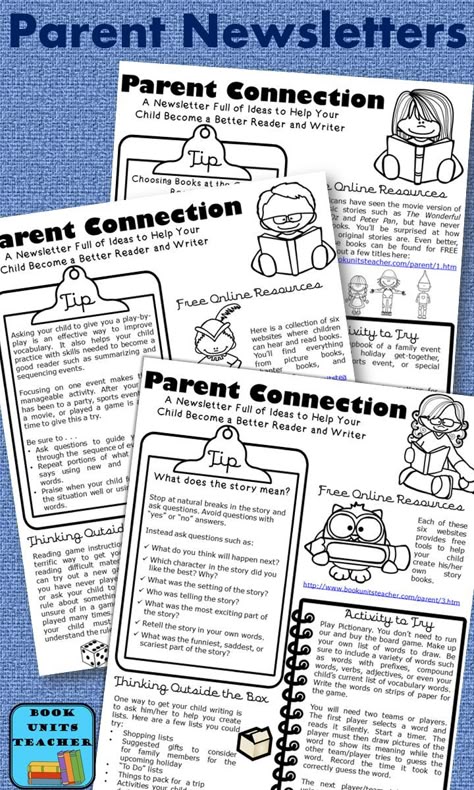 parent connection newsletter issue