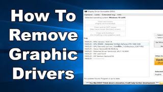 برنامج لازالة تعريف كارت الشاشة والغاء تثبيته نهائيا Display Driver Uninstaller احدث اصدار How To Uninstall How To Remove Graphic Card