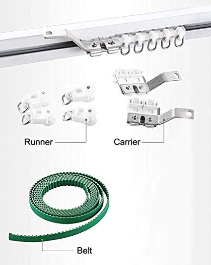 Com Homesupplier Smart Curtain Rod Electric Timer Setup Via Remote Phone App Work With Alexa Googl Rods Life Wall Clock Quartz Com Homesupplier Smart Curtain, Motorized Curtain Rod Alexa