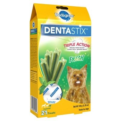 Pedigree Dentastix Fresh Toy Small Treats For Dogs 5 26 Ozs 21