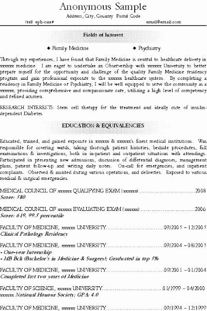 Part 3 Curriculum Vitae Template In 2020 Medical Resume Template Medical Jobs Nursing Resume Template
