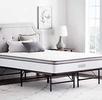 Amazon Com Yitahome King Size Bed Frame With Headboard 14 Inch Platform Strong Metal Slat Support Mattress In 2020 Queen Size Bed Frames King Size Bed Frame Bed Frame