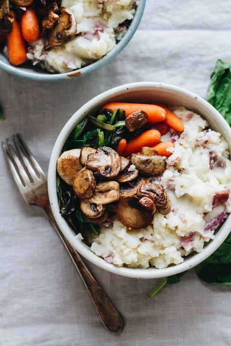 Vegan Loaded Mashed Potato Bowls Vegan Loaded Mashed Potato Bowls