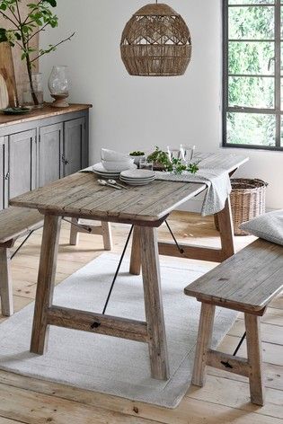 Dining table, Reclaimed wood Sandham Dining Table | Table, Dining