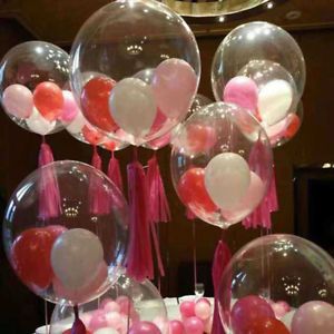 10pcs Bobo Balloon Transparent PVC Balloon DIY Wedding Birthday Party Decoration