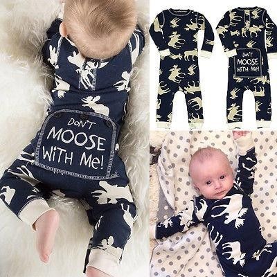Boubalaa Onsie Baby Boy Clothes Newborn Baby Boy Romper Xmas Outfits