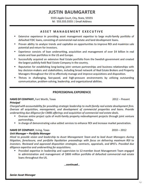 Asset Management Resume Example Asset management, Resume - configuration management plan template Asset Management Resume Example Asset management, Resume - configuration management plan template