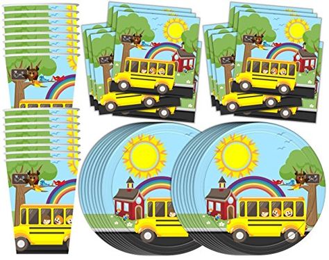 Train Birthday Party Supplies Set Plates Napkins Cups Tableware Kit for 16 Birthday Galore