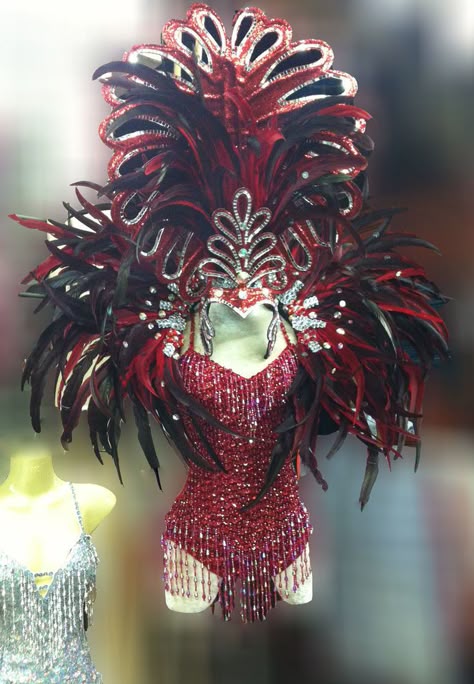 Da NeeNa FTR1 Samba Parade Carnival Dancer Feather Headdress Costume Set XS-XL
