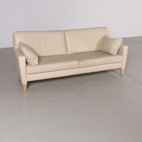 Walter Knoll Designer Leather Sofa Armchair Stool Set Genuine Walter Knoll Designer Leather Sofa