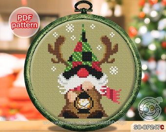 Holidays Christmas Gnomes Gingerbread _Cross Stitch Pattern Holidays Christmas Gnomes Gingerbread _Cross Stitch Pattern