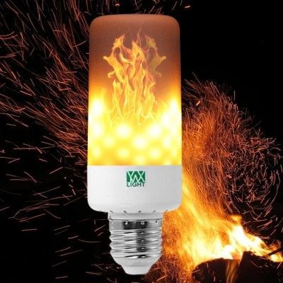 LED Flame Effect Light Bulb Emulation Fire Flickering Fire Decorative Bulbs Lamp