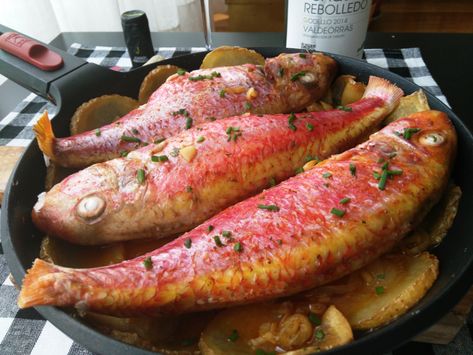 26 Ideas De Salmonetes Pescado Recetas Pescados Y Mariscos