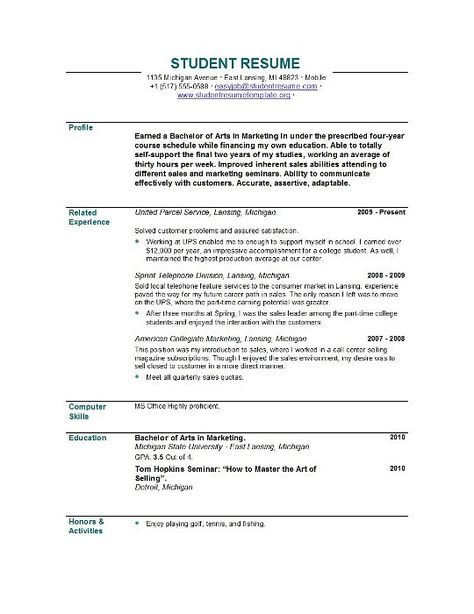 Resume For High School Student #217 - topresumeinfo 2014 - marketing student resume Resume For High School Student #217 - topresumeinfo 2014 - marketing student resume