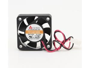 Y.S.TECH FD127015LB 7CM 7015 12V 0.13A 3-wire double ball mute Cooling fan