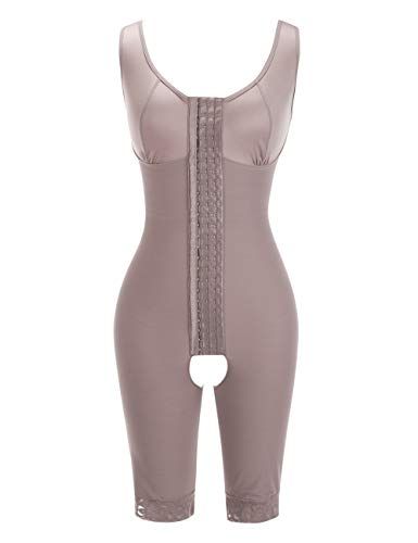 FeelinGirl Womens Open Bust Tummy Control Shapewear Thong High Waist Ladies Bodysuits
