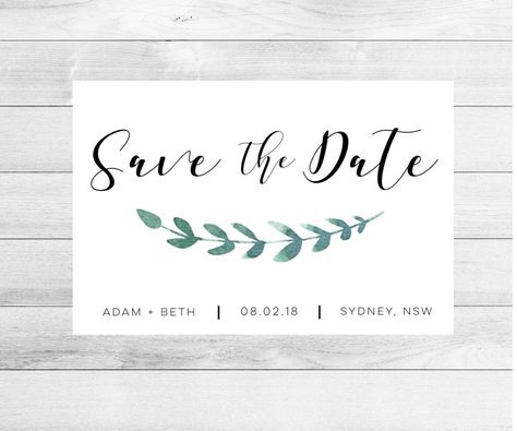 save the date magnet