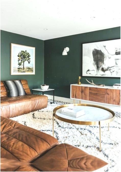 Wohnzimmerdekor Ideen Grune Wandfarbe Grunes Wohnzimmer