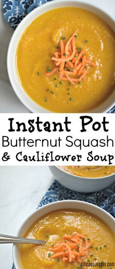 Instant Pot Butternut Squash And Cauliflower Soup Instant Pot Butternut Squash And Cauliflower Soup