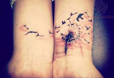 dandelion double wrist tattoo design think i u0027m going to get this dandelion double wrist tattoo design think i u0027m going to get this