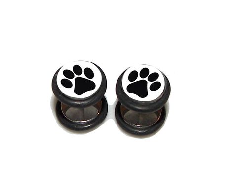Tiger Acrylic Freedom Fashion Fake Taper Sold by Pair Tiger Acrylic Freedom Fashion Fake Taper Sold by Pair